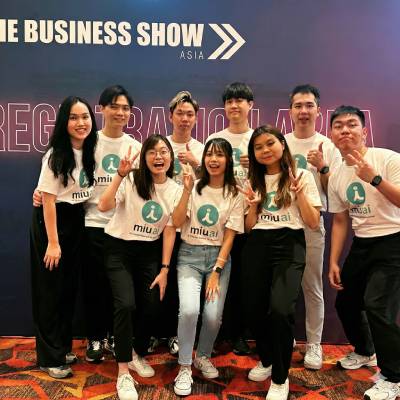 miu.ai team at The Business Show Asia